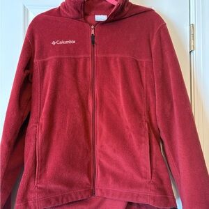 Columbia  Cherry Red Fleece Jacket